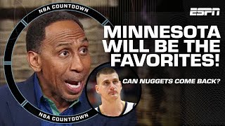 GET BROOMSTICKS READY!? 🧹😬 Stephen A. predicts Wolves to SWEEP the Nuggets | NBA Countdown