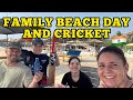 Family Beach Day & Cricket | Foreigners Travel Vlog In India 🇮🇳