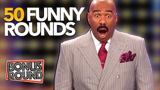 50 FUNNY Family Feud Steve Harvey Answers & Rounds