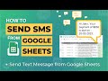 How to Send SMS from Google Sheets | Send Text Message from Google Sheets