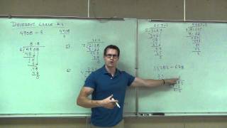 Prealgebra Lecture 1.6:  Division of Whole Numbers