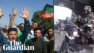 Imran Khan supporters protest in Pakistan after former PM arrested