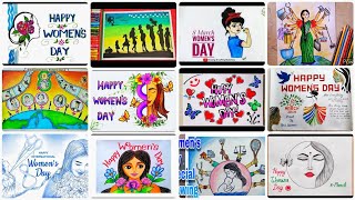Womens day drawing | Women's day drawing | womens day drawing ideals |Women's  day drawing pictures