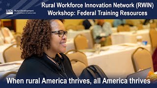 Rural Workforce Innovation Network Workshop: Resources to Build a Stronger Rural Workforce