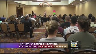 Hundreds show up to open casting call for movie being filmed in Bakersfield