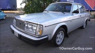 Volvo 264 GLE PRV 6 Cyl Interior Video Review