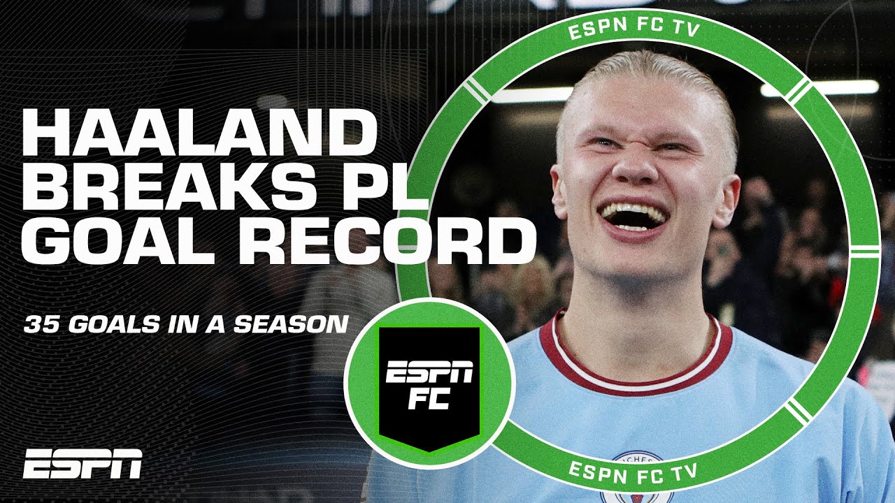 🚨 REACTION 🚨 Erling Haaland BREAKS Premier League RECORD For Goals In A ...