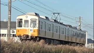 円座⇒岡本を走行する1200形（琴電琴平線）