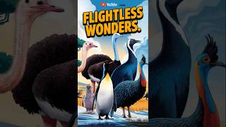 Flightless Wonders: Incredible Flightless Birds!  #shorts #nature  #birds