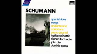 Schumann : Spanische Liebeslieder (Spanish Love Songs) - Kathleen Battle