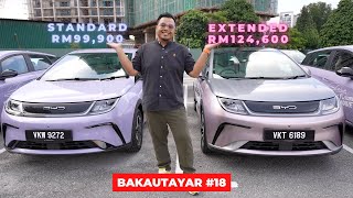 NAK BELI EXTENDED ATAU STANDARD JE DAH CUKUP BYD DOLPHIN NI? [#BAKAUTAYAR 18]