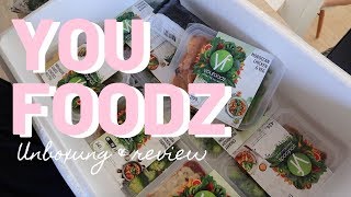 YOUFOODZ UNBOXING \u0026 REVIEW // PRE MADE MEAL PLANS BY YOUFOODZ!