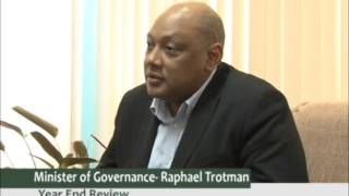 Minister Raphael Trotman Year End Review 2015