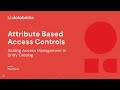 Attribute Based Access Control in Unity Catalog