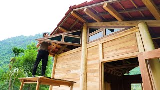 Interior Design from Start to Finish - Build Log Cabin by Yourself Living Off Grid