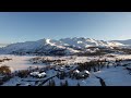 dronevideo utsikt over gausta og gaustatoppen