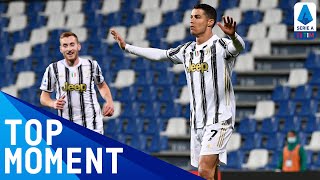 Ronaldo scores his 100th goal with Juve! | Sassuolo 1-3 Juventus | Top Moment | Serie A TIM