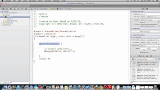 Objective C and MacOSX Programming Tutorial-17:Introduction to Objects and Classes (English Version)