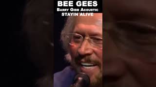 BEE GEES - Stayin Alive - Barry Gibb solo #shorts #jivetubin  #beegees #brothers #love #barrygibb