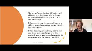 Developmental Coordination Disorder - Professor Amanda Kirby