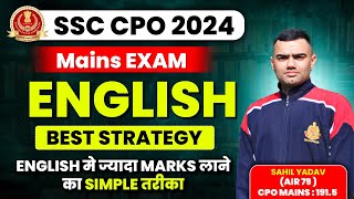 CPO ENGLISH STRATEGY BY AIR 79 ✅ | CPO 2024 MAINS STRATEGY | SSC CPO 2025 ENGLISH PREPARATION | DPSI