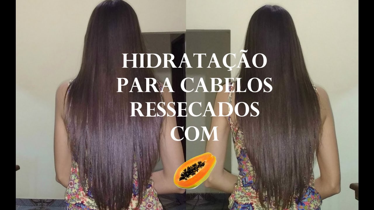 Hidratação Caseira Para Cabelos Ressecados ! - YouTube