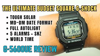 Casio G-Shock G-5600 UE Review: The Best Budget Solar Powered w. Changeable Date Format G5600UE