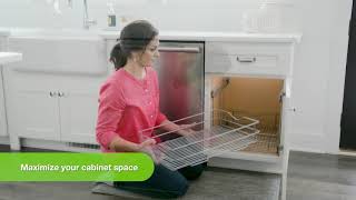 Simply Put Double-Tier Pullout Basket