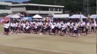 笠工2013体育大会綱引き決勝