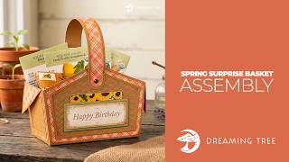 SVG File - Spring Surprise Basket - Assembly Tutorial