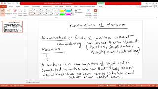 Introduction to kinematics of machines, Mechanism and Machine