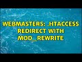 Webmasters: .htaccess redirect with mod_rewrite