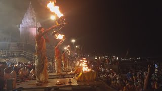 Banaras Ghat Aarti | Sondhya Aarati | Beauty of Banaras|Holy River Ganges Hindu Worship Ritual