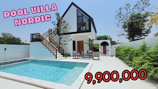 Pool Villa Nordic สร้างใหม่ 79 ตารางวา วังตาล เชียงใหม่ 9.9 ล้านบาท   #บ้านเชียงใหม่ #รีวิวบ้าน