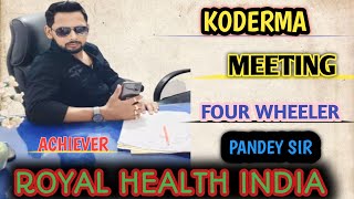 (RHI)ROYAL HEALTH INDIA]MEETING KODERMA CONTACT  BRIJESH PANDEY SIR]