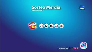 Sorteo di Lotto Anochi 🌙 diahuebs 30 di jan 2025