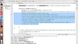 Reading Data from CSV into Array - Homework 5 - Tutorial Part 2
