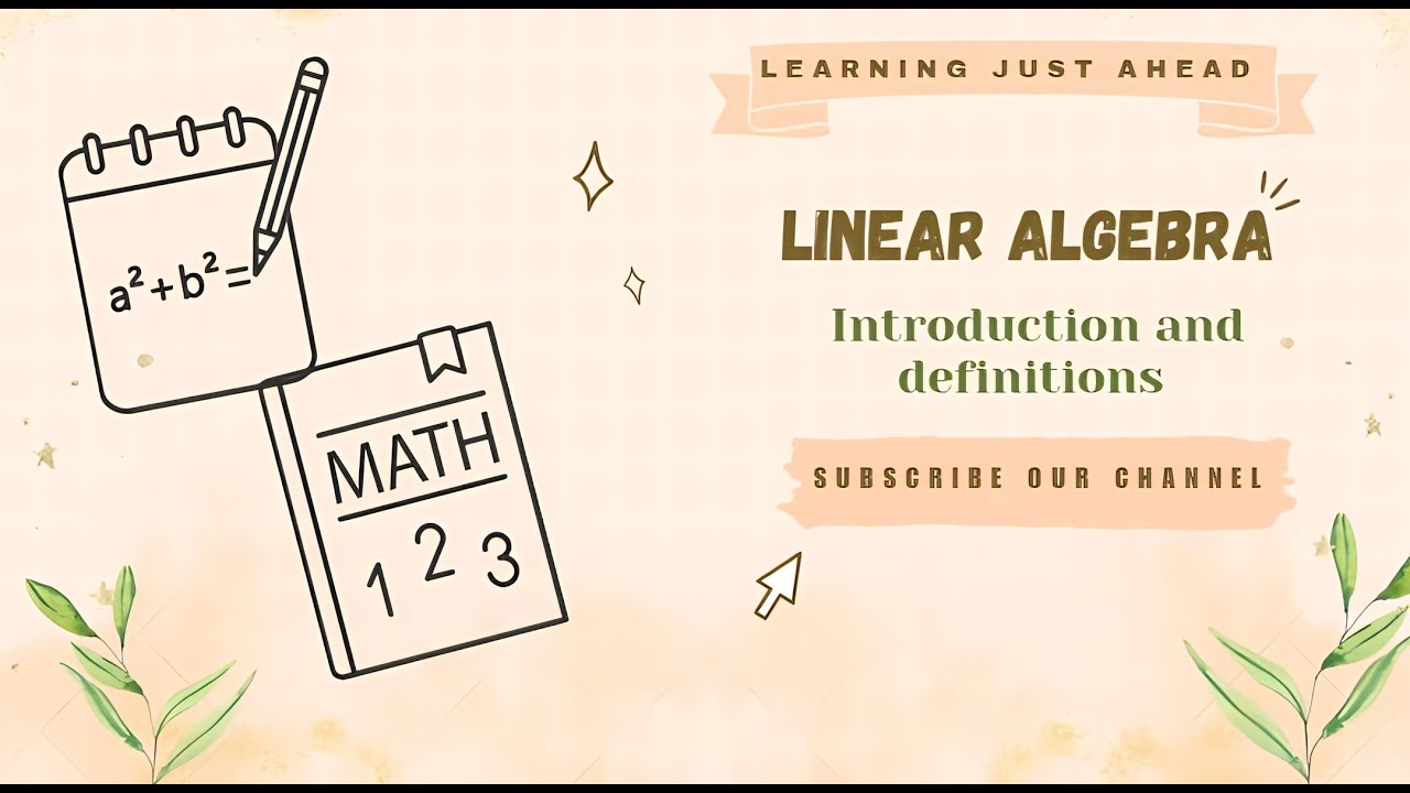 BS Maths || 4th Semester || What Is Linear Algebra? - YouTube