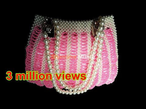 পুতির ব্যাগ/How to make a beaded Bag (part-1)/Beaded Ring Bag. পুতির ব্যাগ/How to make a beaded Bag (part-1)/Beaded Ring Bag.