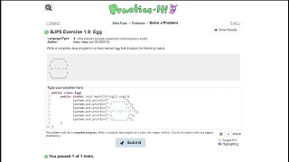 Java Practice-it Introduction to Java Programming | Exercise 1.8 Stewie2