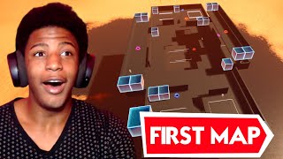 I created my FIRST CUSTOM MAP in Splitgate!