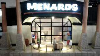 Menards Christmas building