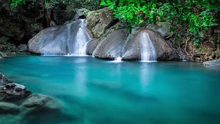 Harp by the Waterfall ➤ 9 Hours of Relaxing Harp Music & Water Sounds for Deep Sleep, Yoga, Study