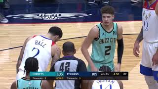 Lamelo Ball with the hard defense on his brother Lonzo Ball | January 8 | Hornet