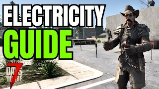 Beginners Electricity Guide 7 Days to Die 2.0 - Mastering Power, Traps & Wiring Tutorial