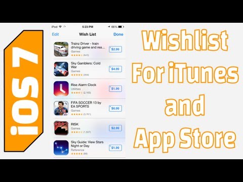 How To Use iTunes Wishlists in iOS 7 How To Use iTunes Wishlists in iOS 7