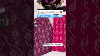 Kantha Pure Cotton Kurtis Rs 599 WhatsApp-9037157997