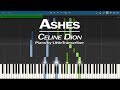 Celine Dion - Ashes (from the Deadpool 2 Motion Picture Soundtrack OST) Piano Cover | LilTranscriber