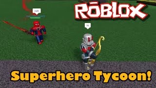 Roblox Super Hero Tycoon The Wall Crawling Spiderman Playithub - roblox let s play superhero tycoon tour 2 years ago