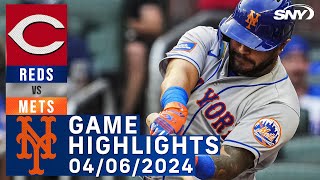 Mets vs Reds (4/6/2024) | NY Mets Highlights | SNY